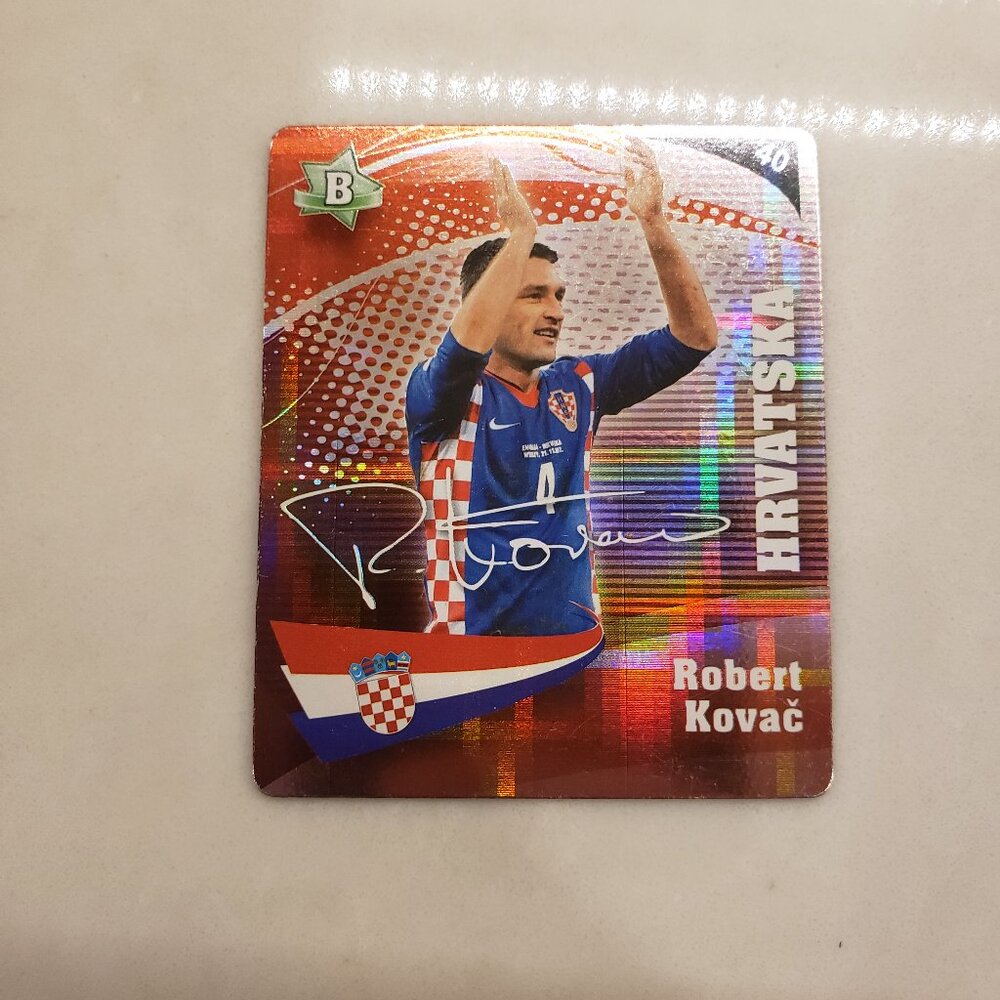 Robert Kovac Hrvastska Croatian Soccer Trading Card 2008